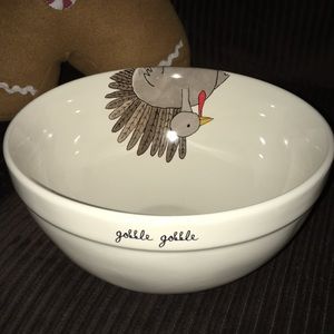 Rae Dunn Thanksgiving Turkey Bowl